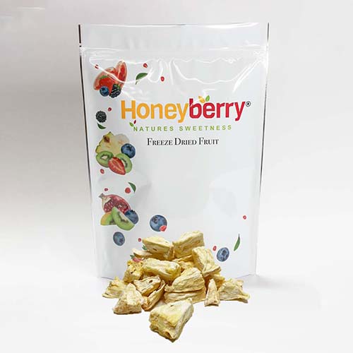 Freeze Dried Pineapple Tidbits Honeyberry International