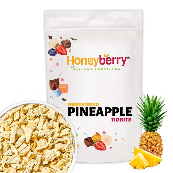 Freeze Dried Pineapple Tidbits