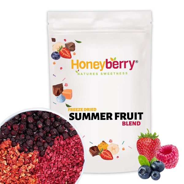 Summer Fruit Mix - Raspberry Pieces, Strawberry Pieces, Whole Blueberries