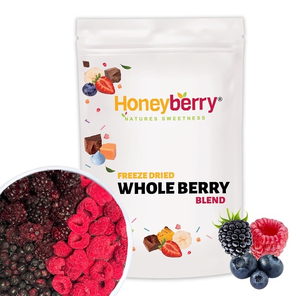 Whole Berry Blend - Whole BlackBerry, Whole Blueberries, Whole and Broken Raspberry