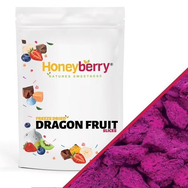 Freeze Dried Dragon Fruit Slices - Honeyberry International