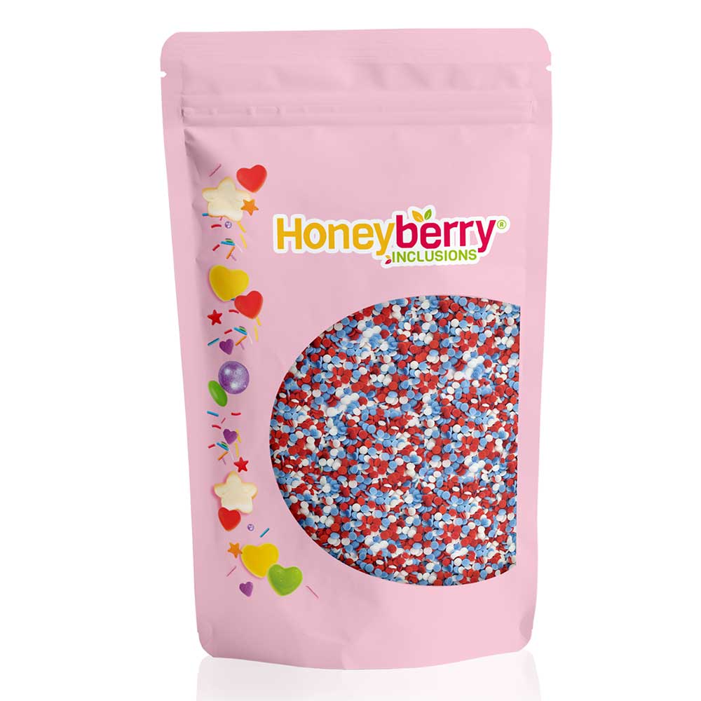 Red White & Blue Confetti Sprinkles