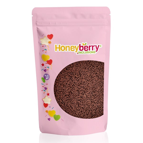 cocoa sugar strand sprinkles