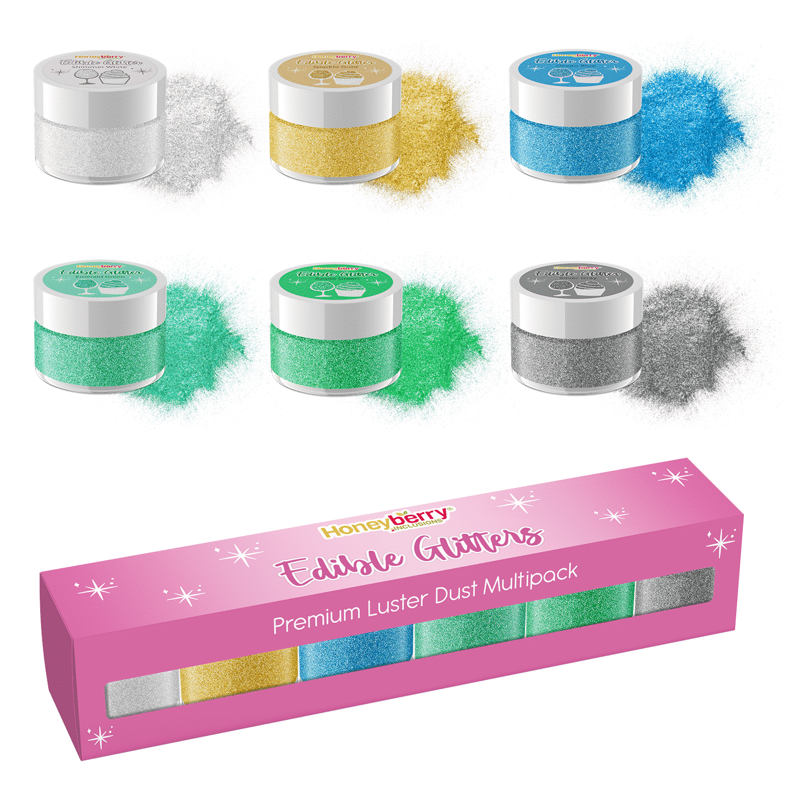 Cold Colours Glitter Multipack