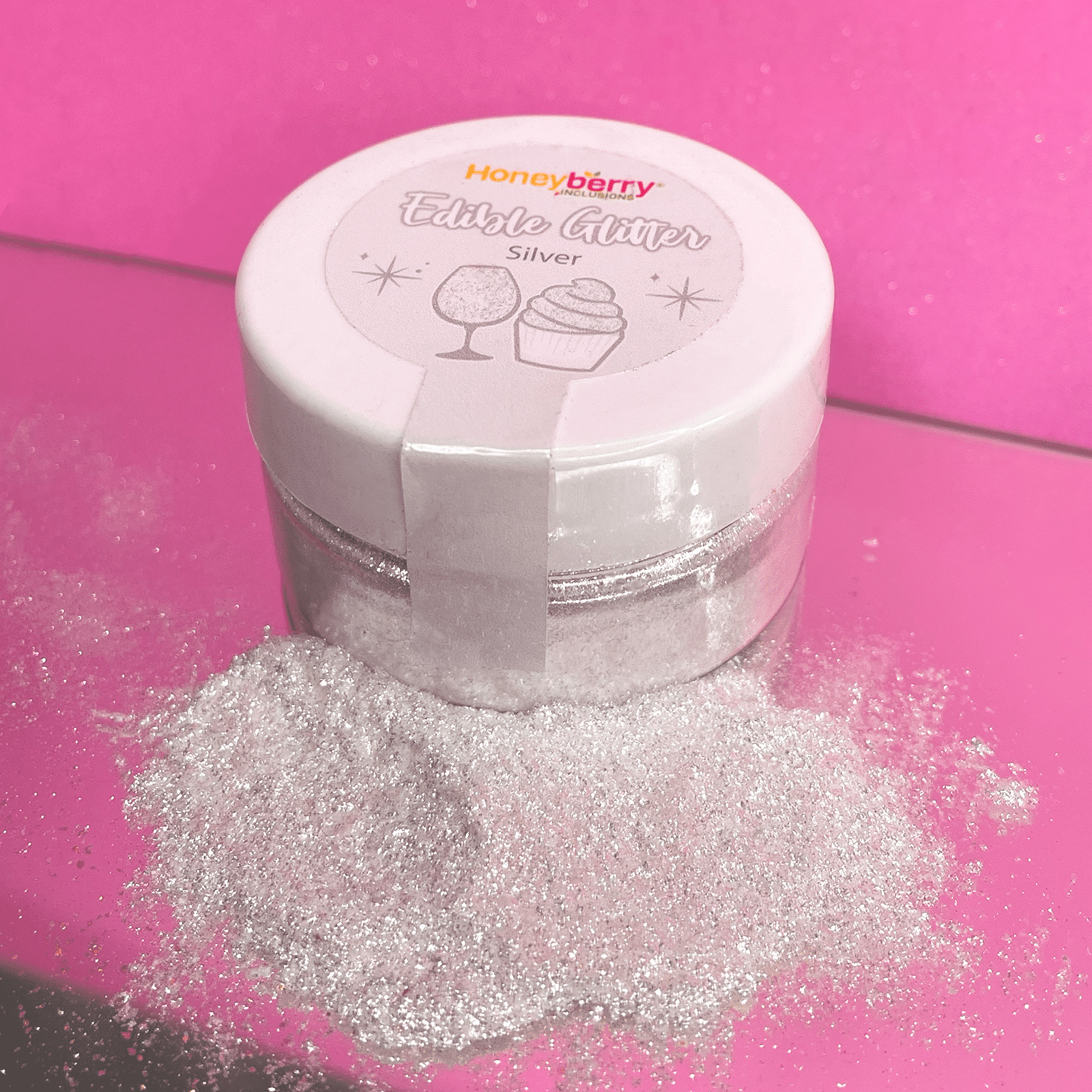Alternative view of Edible Silver Glitter