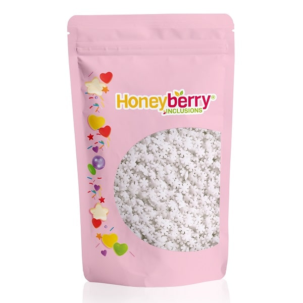 White snowflake sprinkles