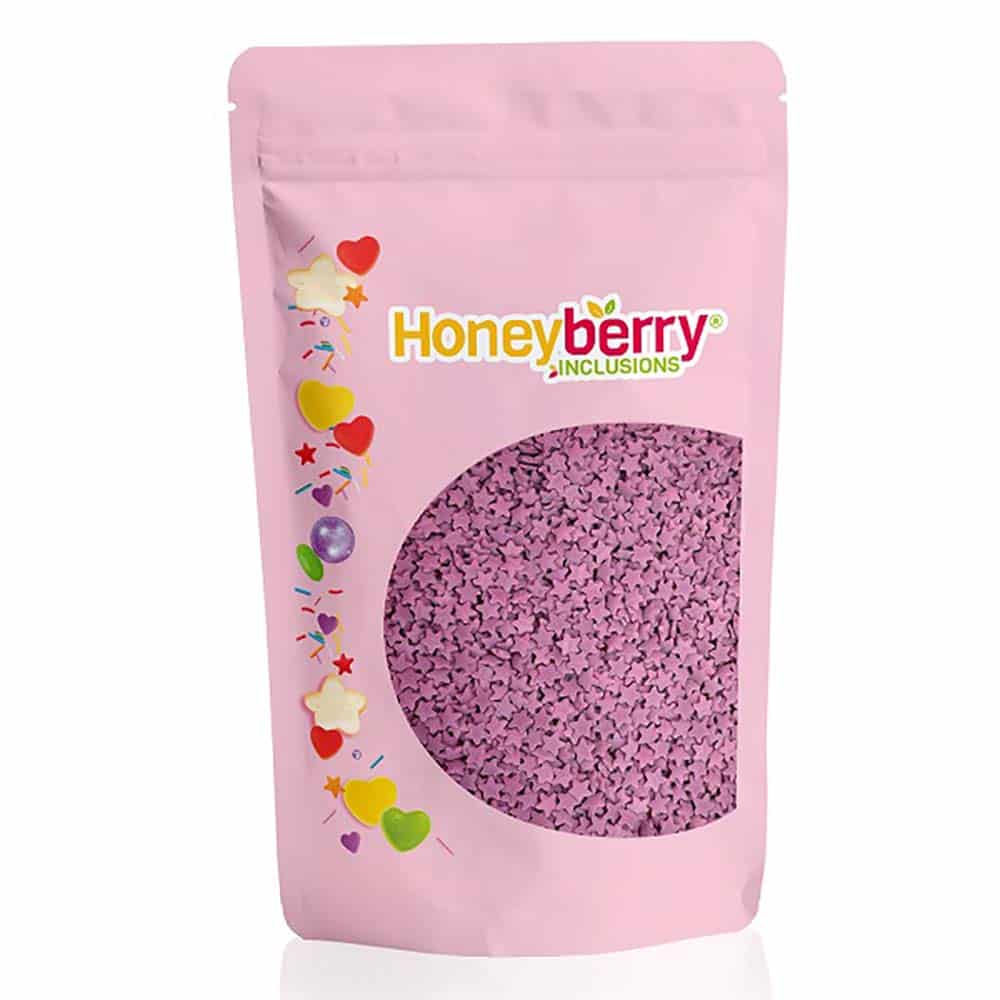 Purple stars sprinkles