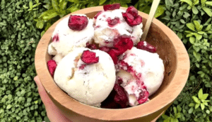 High-Protein Cherry Ice Cream