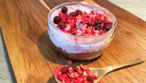 Summer Berries Chocolate Cheesecake