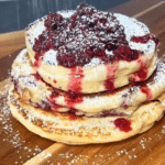 Berry Filled Fluffy Pancakes