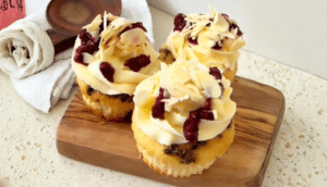 Cherry Bakewell Cupcakes