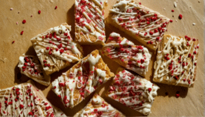 Strawberry and White Chocolate Cookie Bars