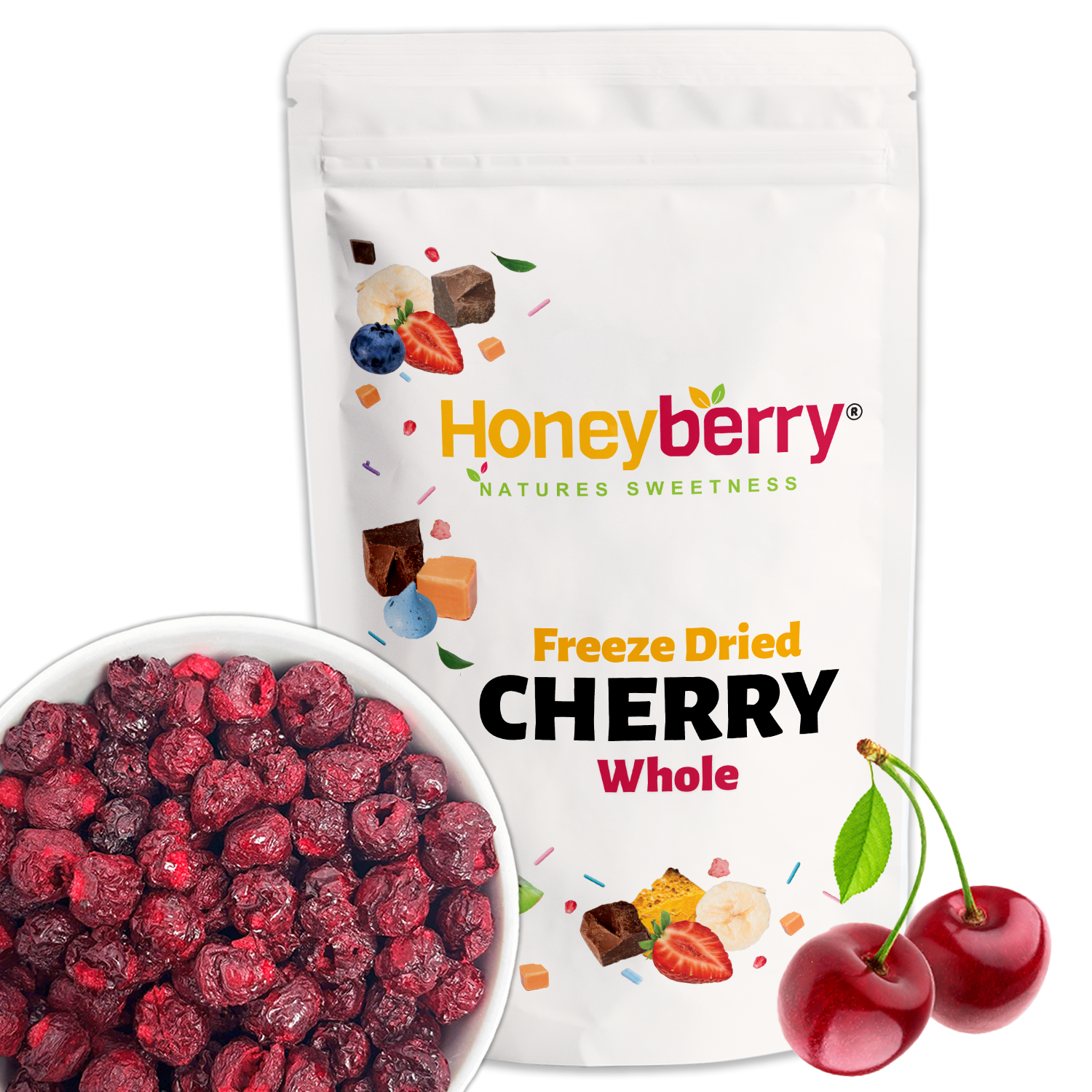 Freeze Dried Whole Sour Cherries