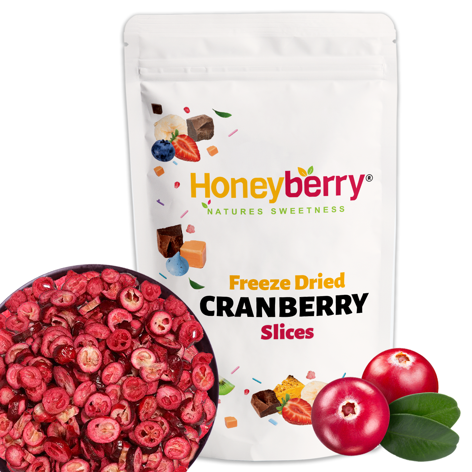 Freeze Dried Cranberry Slices