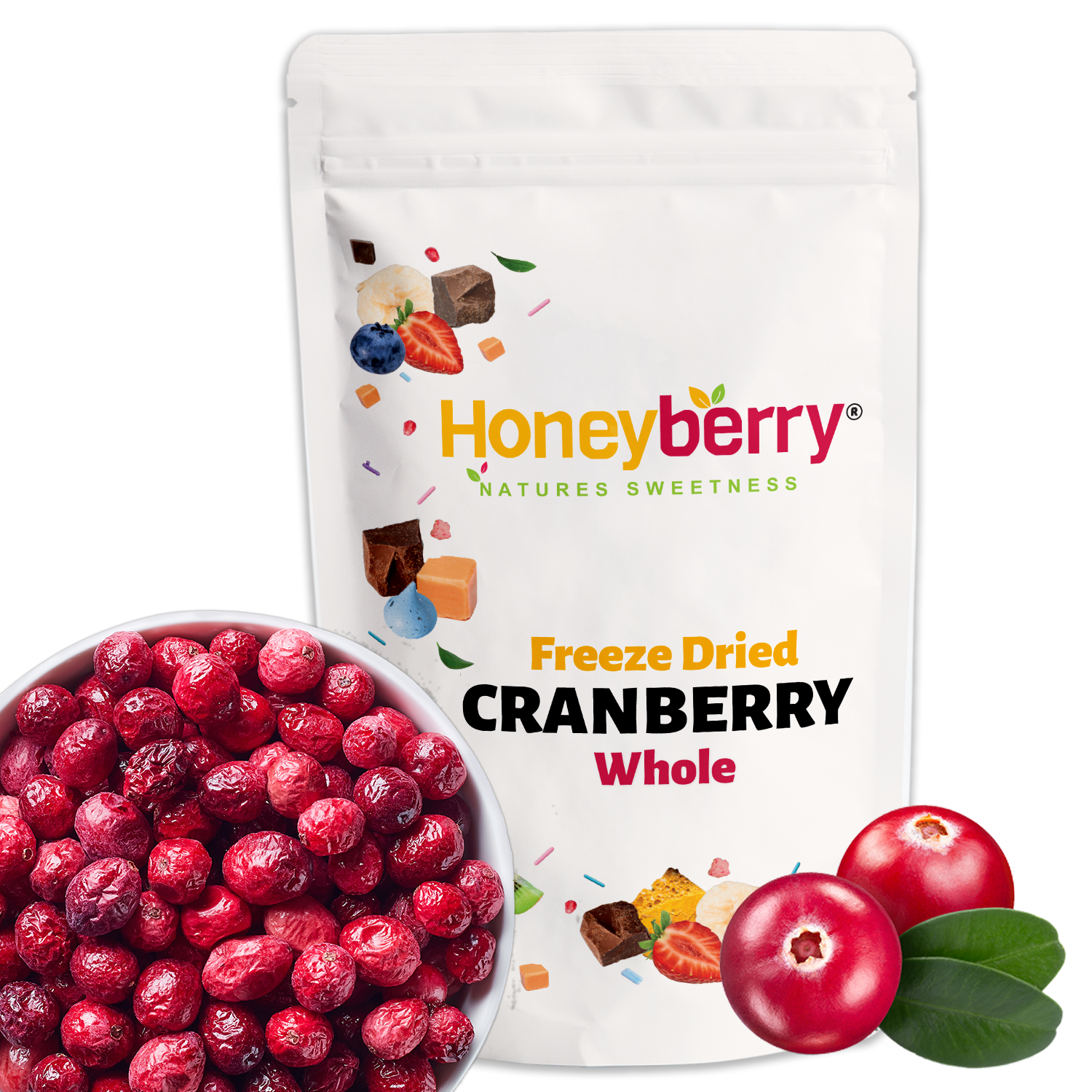 Freeze Dried Whole Cranberries