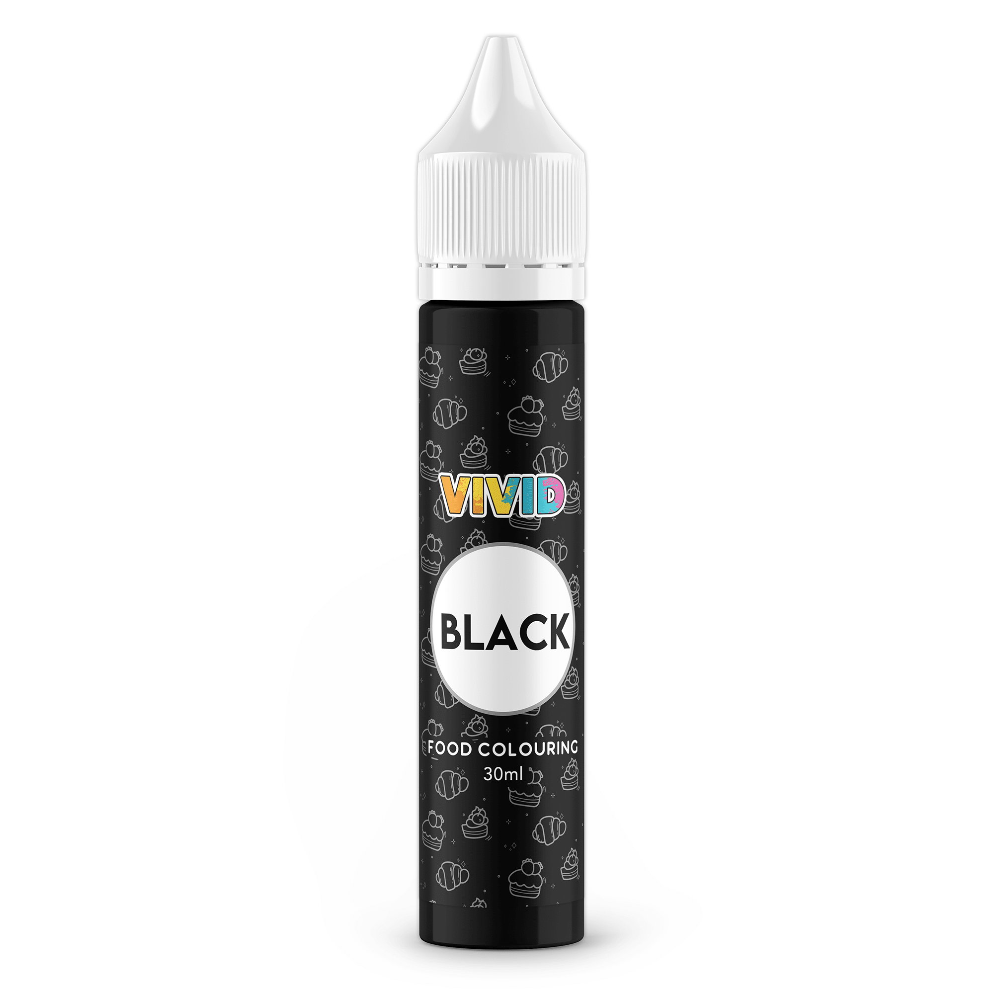 VIVID Black Bake-Stable Food Colour 30ml