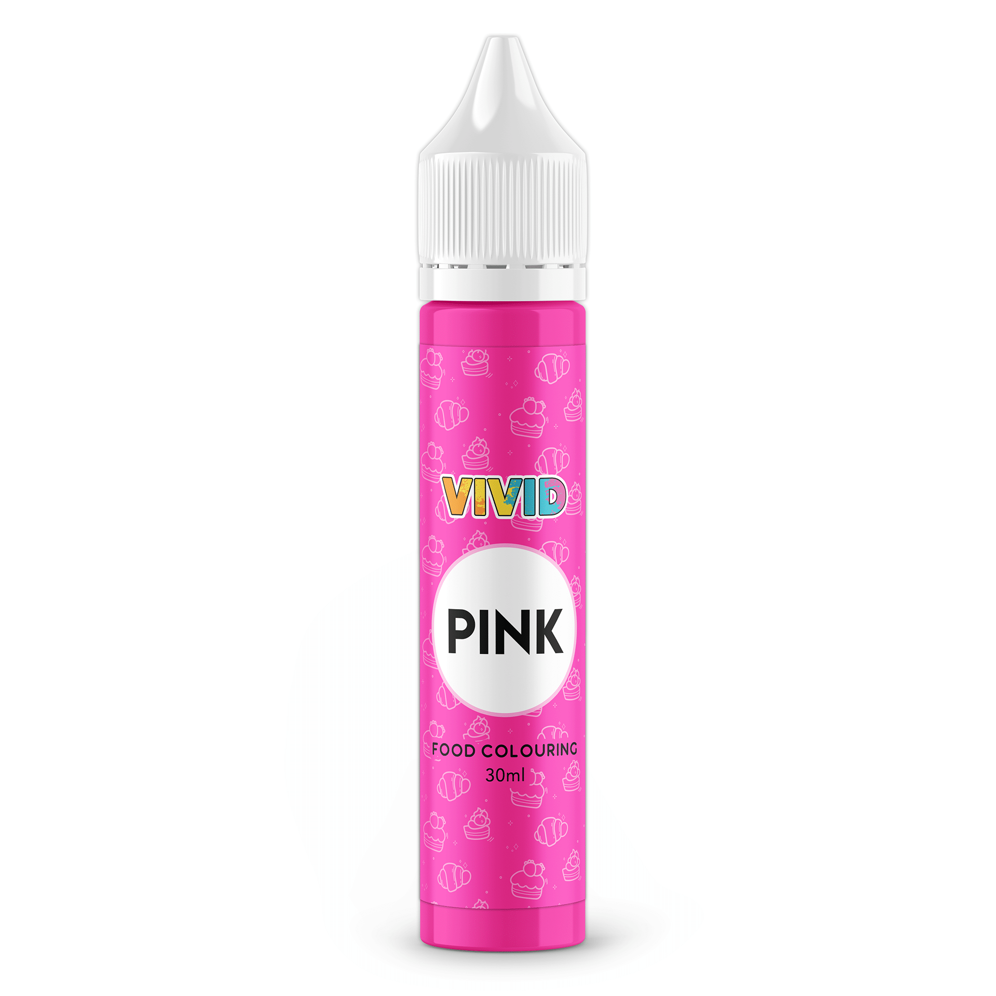 VIVID Pink Bake-Stable Food Colour 30ml