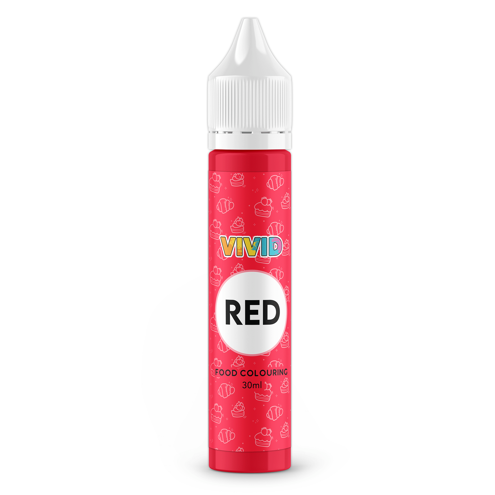 VIVID Red Bake-Stable Food Colour 30ml