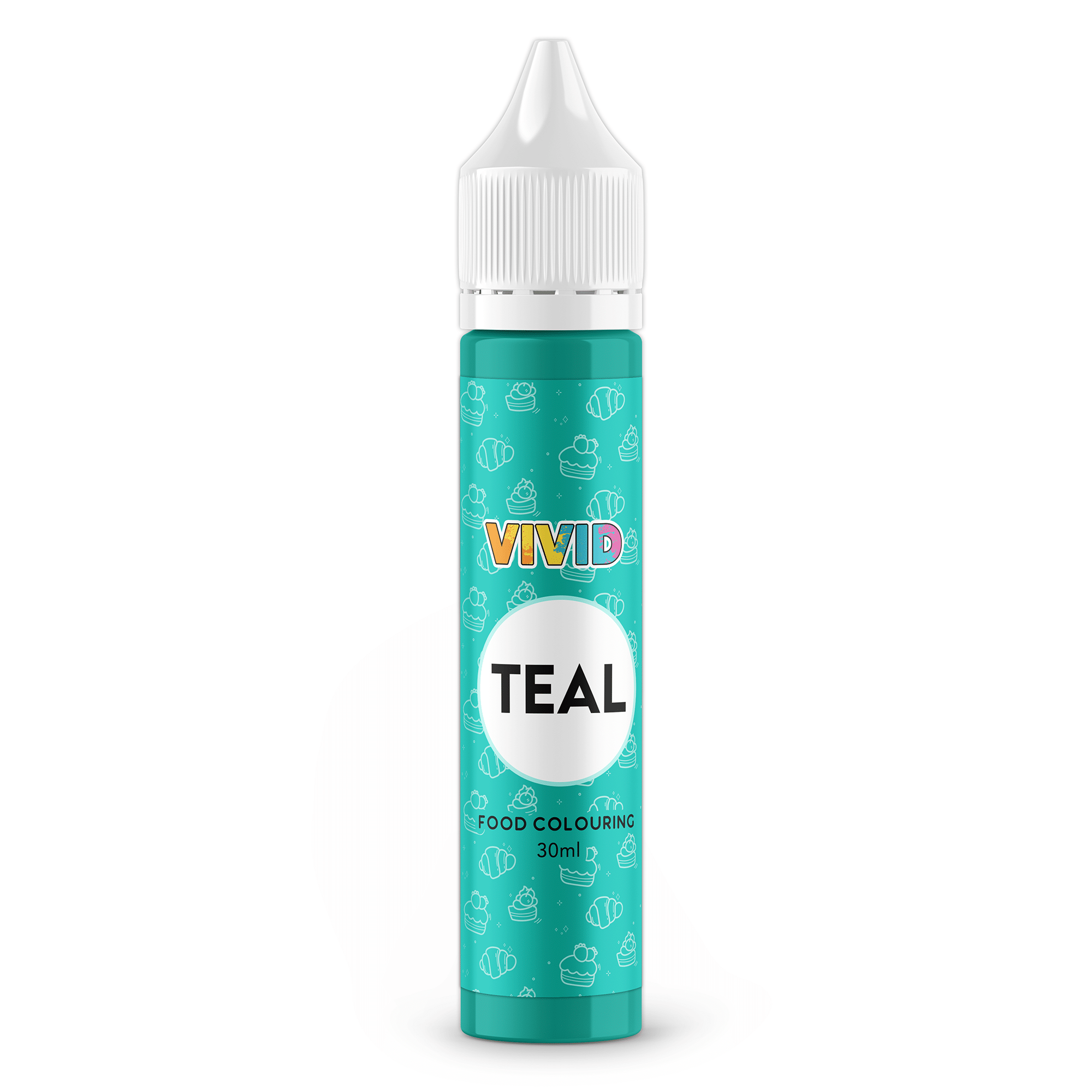 VIVID Teal Bake-Stable Food Colour 30ml