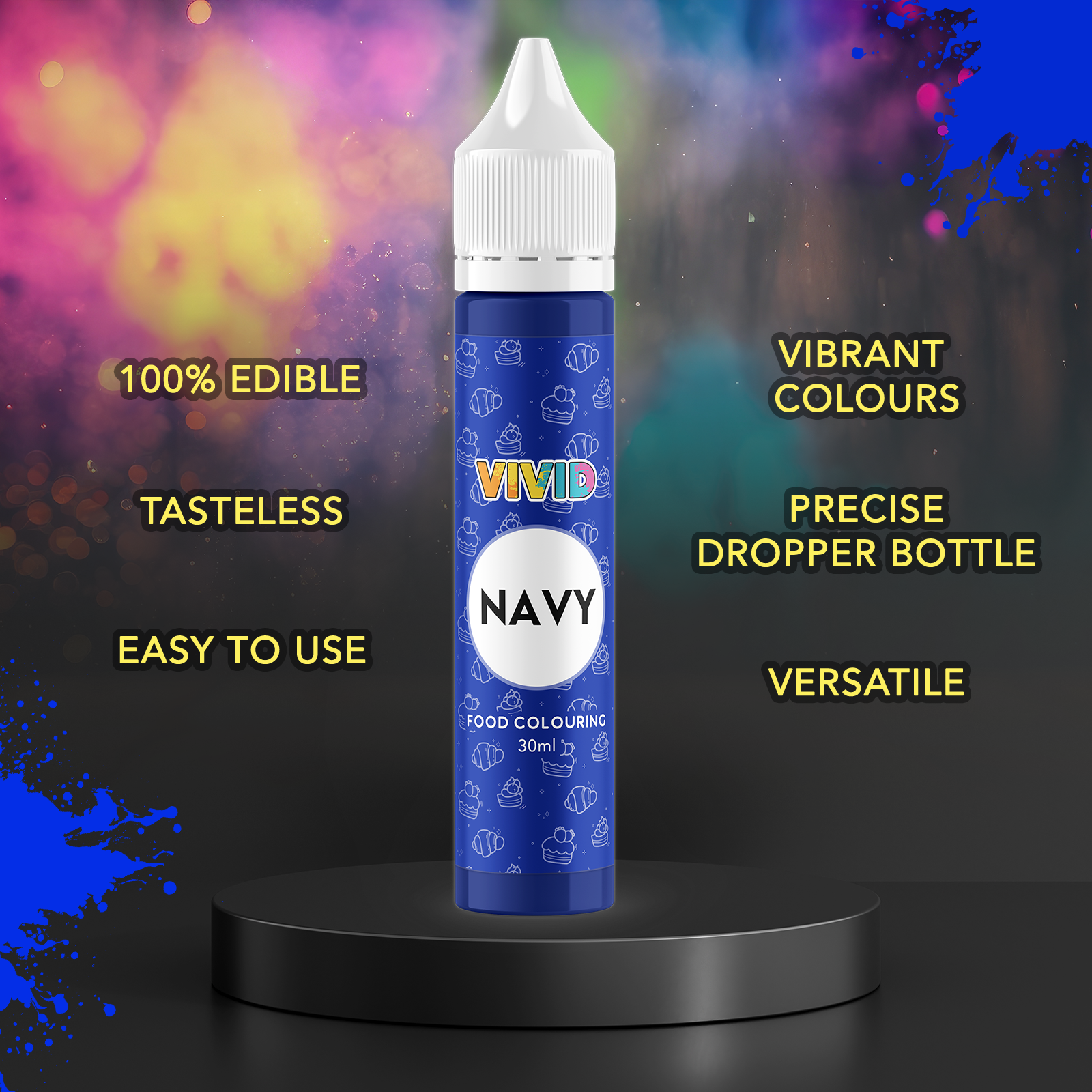 Alternative view of VIVID Navy Bake-Stable Food Colour 30ml