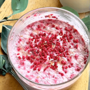 Cranberry & Raspberry Overnight Oats