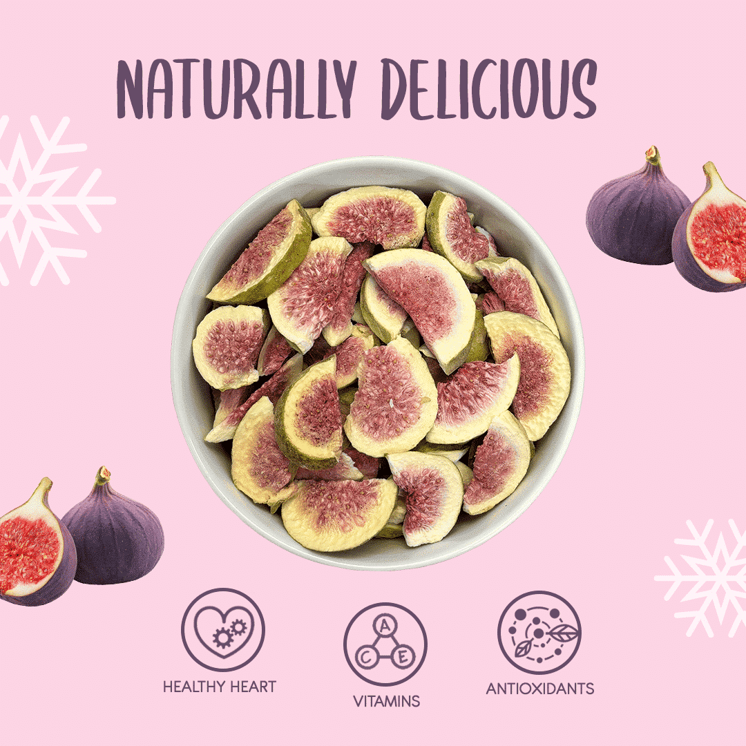 Alternative view of Freeze Dried Fig Slices