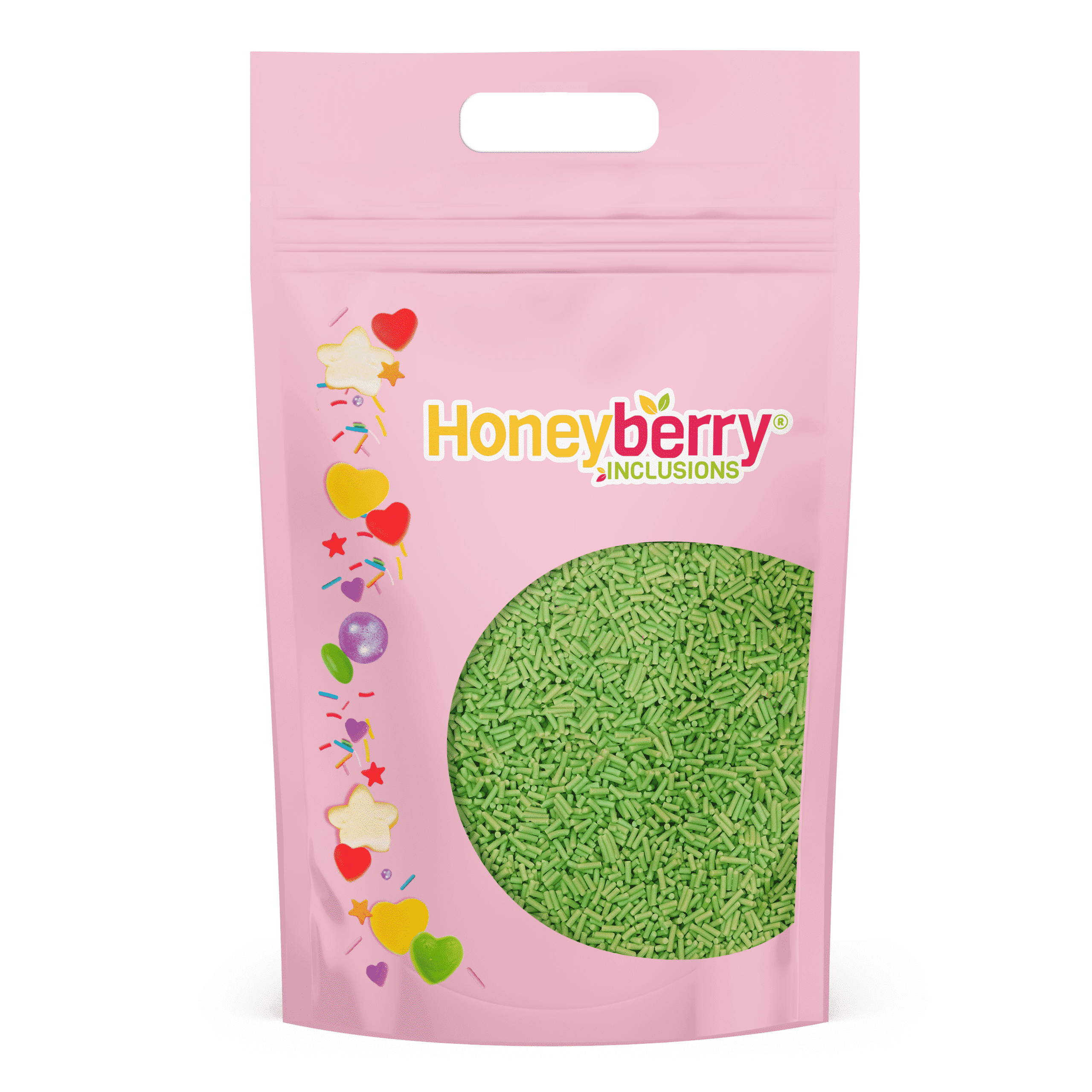 Green Sugar Strands - 1kg