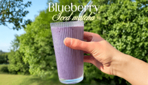 Iced Blueberry Matcha