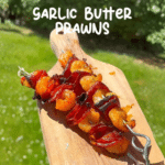 Garlic Butter Prawn & Chorizo Skewers