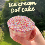 Ice Cream Dot Cake